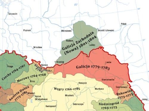 Mapa Galicji 1779-1783
